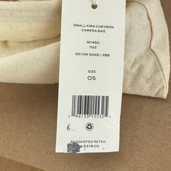 Tory Burch Kira Chevron Small Camera Bag - Devon Sand - Picture 6 of 6